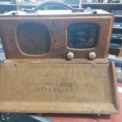 Radio with vintage AF Stickers