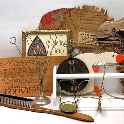 “Piper-McIntire” Antique Paper Fans & Decor