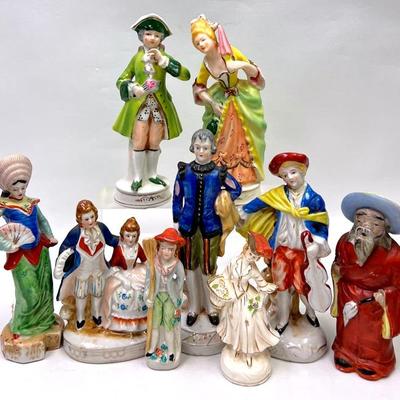 Occupied Japan Porcelain Figurines 