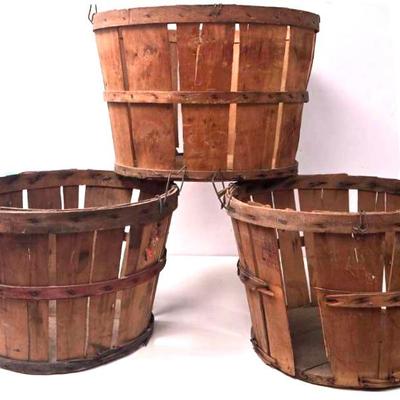 Vintage Bushel Baskets