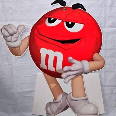 41" Red M&M Standee's #1