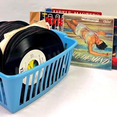 “Tommy Edwards” &“Dixieland Jazz” 45 RPM Records