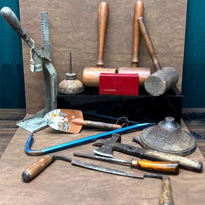 Vintage Tools: Mallets, “Victorinox” Switchblade, & Much More 