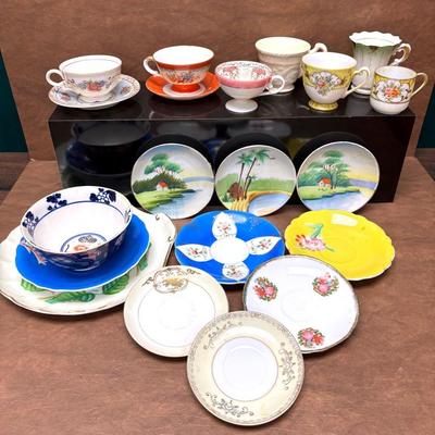 Occupied Japan Teacups and Saucers 