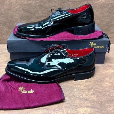 “Allen Edmond” Black Patent Dress Shoes