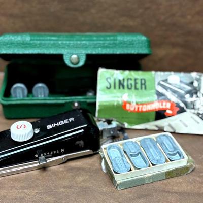 Vintage “Singer” Buttonholer 