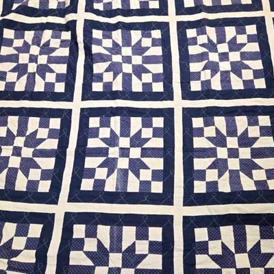 Blue and White Quilt