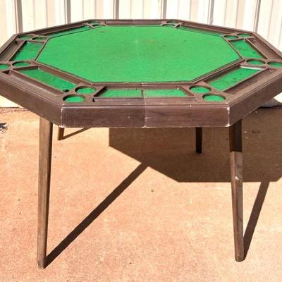 Folding Poker Card Table