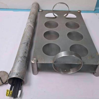 Aluminum Rack and Welding Rods
