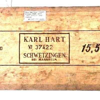 Antique "Karl Hart" German Made Cigar Mold
