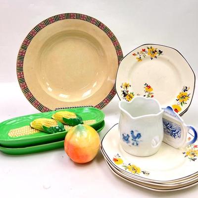 “Homer Laughlin” Yellowstone Plates & Farmhouse Dishes 