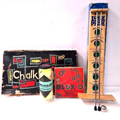 "Lunar Probe," "Blox-O," & "Chalk'n Slate" Games