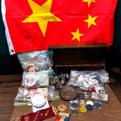 Assortment of Shriner, Political Items, and More 