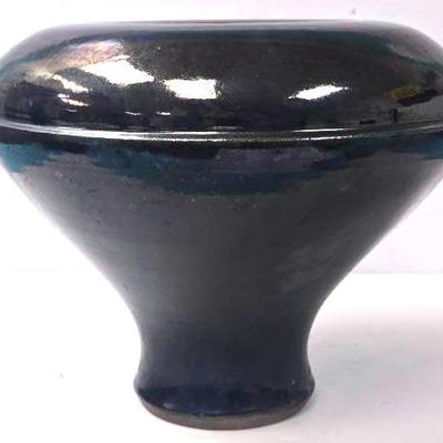 Signed Pottery Vase 