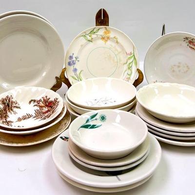 “Homer Laughlin” & More China Saucers