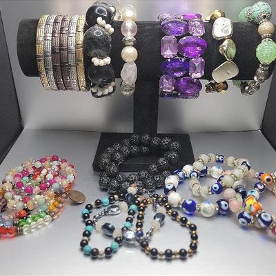 Beads And Baubles Stretch Bracelets 