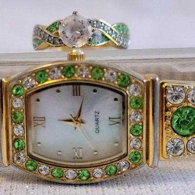 Danbury Mint Birthstone Watch And Ring