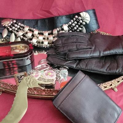 Vintage Vanity Mirror, Brass Letter Opener And More