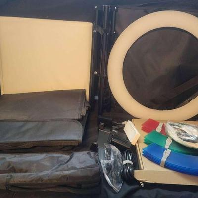Photography Ring Light And Light Box Kit