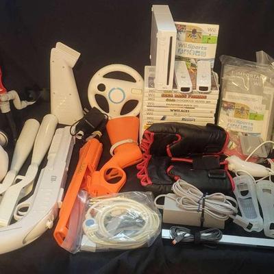 Nintendo Wii Console, Games & Accessories Bundle