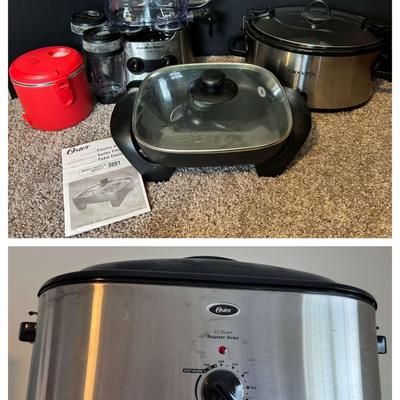 Small Kitchen Appliances Featuring Oster, Crockpot And More