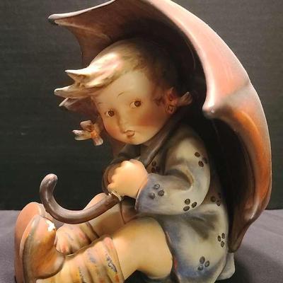 Large Goebel Hummel Figurine "Umbrella Girl"
