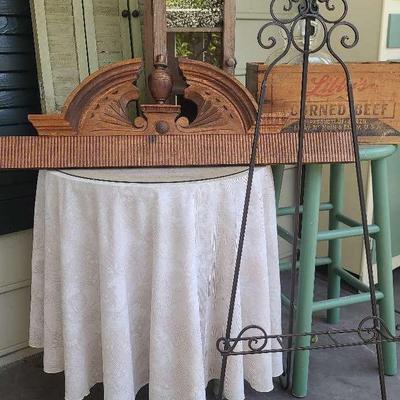 Side Table, Stool, Pediment, Easel and More 