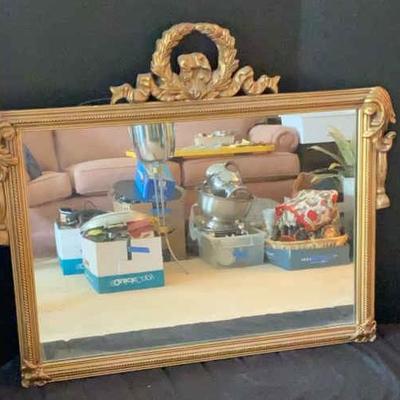 Vintage Ornate Framed Mirror