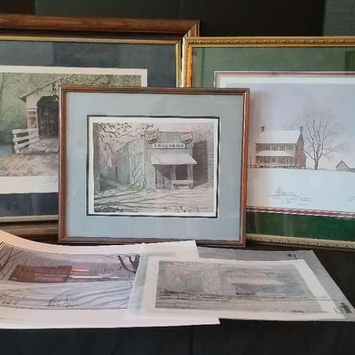 Signed Jim Harrison Framed Prints and Art Prints