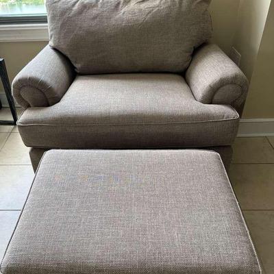 Master Craft Furniture - Accent Chair And Ottoman
