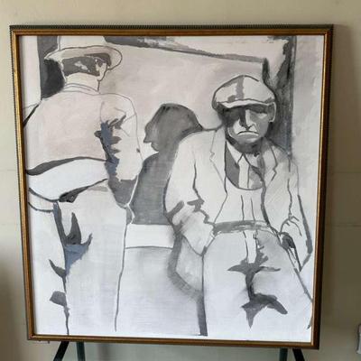 Black On White Painting