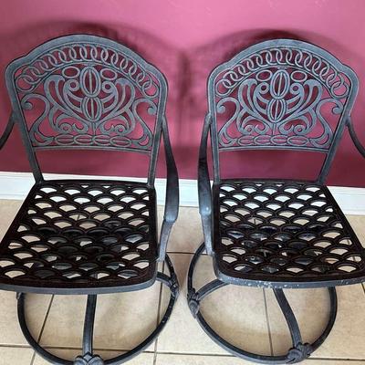 Cast Aluminum Patio Chairs