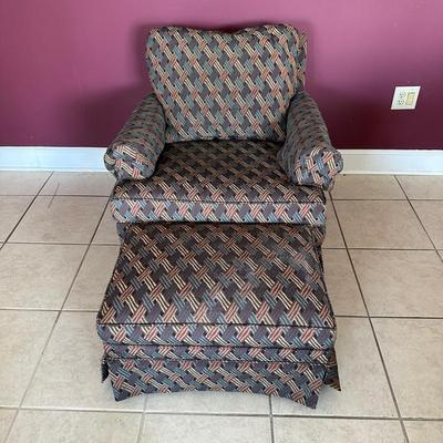 Accent Chair And Ottoman