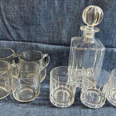 Block Crystal Decanter