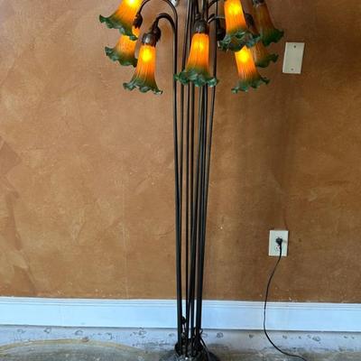 MCM Tulip Flower Lamp By Mayberry