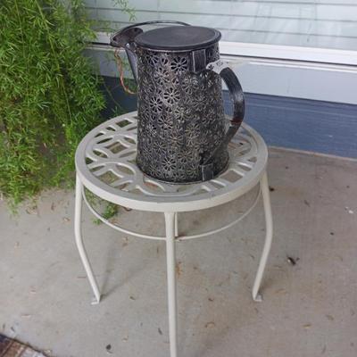 Sale Photo Thumbnail #154: Metal side table