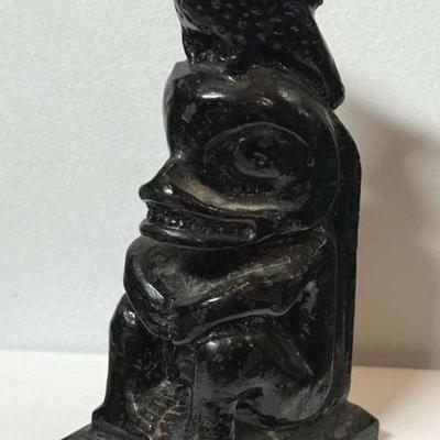 Argillite totem pole 3