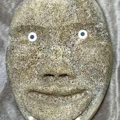 Inuit carved maskette