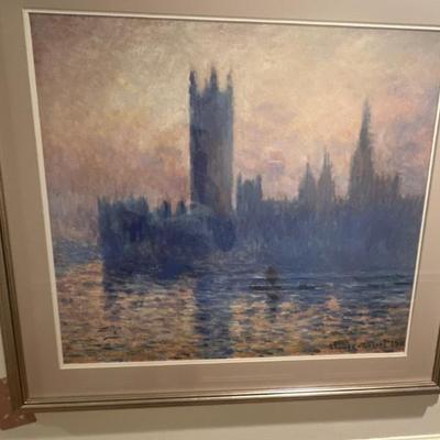 House of Parliament in London by Claude Monet