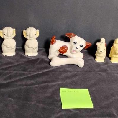 Vintage Animal-Themed Salt and Pepper Shaker Collection – Whimsical Ceramic Variety

