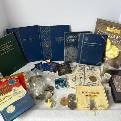 Coin Collection Surprise Lot with books