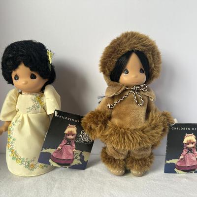 Precious Moments "Children of the World" Dolls – Alaska & Brazil