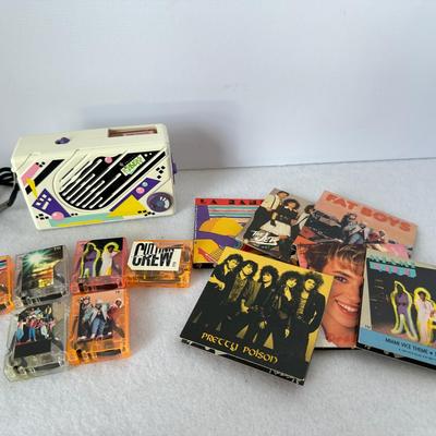 Pocket Rockers Music Player and Miniature Cartridges (1980s)
