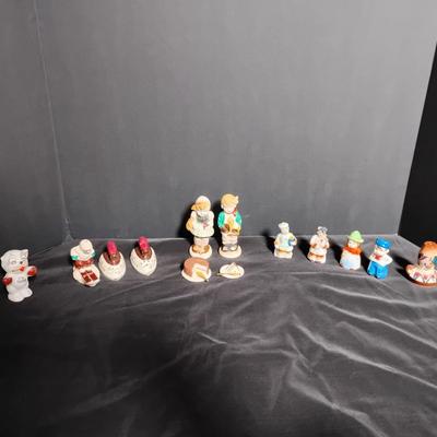 Whimsical & Ethnic Character Salt & Pepper Shakers – Vintage Ceramic Variety