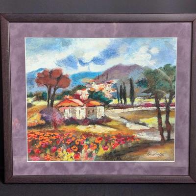 Bradley Signed Limited Edition Landscape – Impressionist Countryside Scene – 38/480 Print