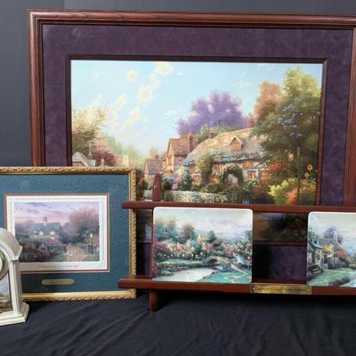 Thomas Kinkade Art Collector’s Lot - Limited Editions, Framed Prints, Plates & More 