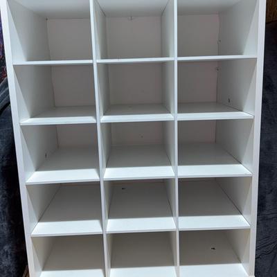 Basic White Cube Organizer – 15 Compartments