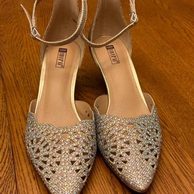 Rhinestone Pumps