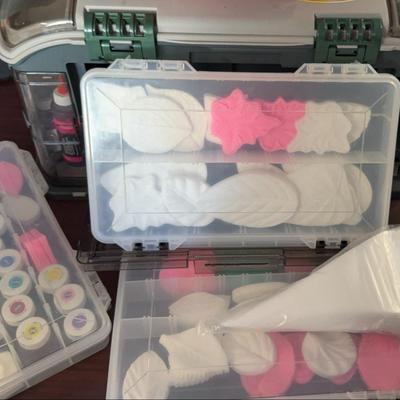 Utility Case Full Of Silicone, Baking, And Chocolate Molds
