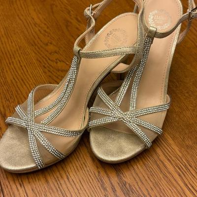 Strappy Rhinestone Heels